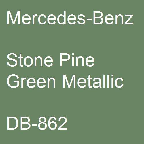 Mercedes-Benz, Stone Pine Green Metallic, DB-862.